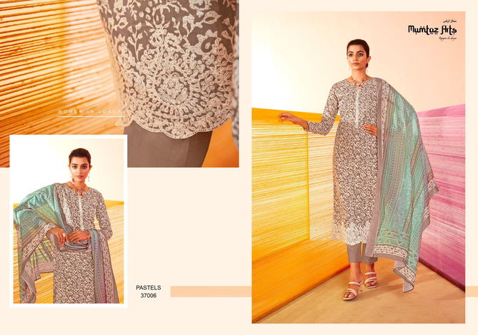 Pastels By Mumtaz Cotton Dress Material Catalog
